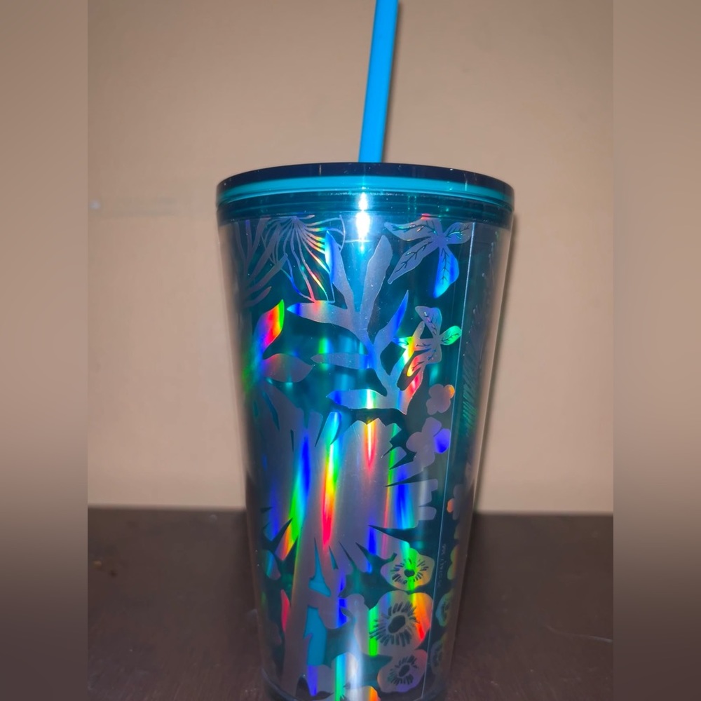 Holographic grande starbucks cup